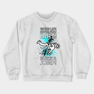 Motocross Biker Freestyle Stunt Crewneck Sweatshirt